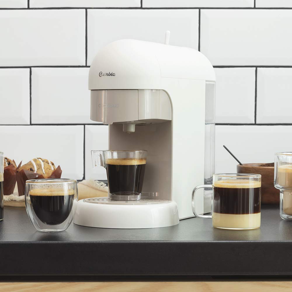 Machine à Café Expresso Cumbia Capricciosa Black. 1100 W | Elevira