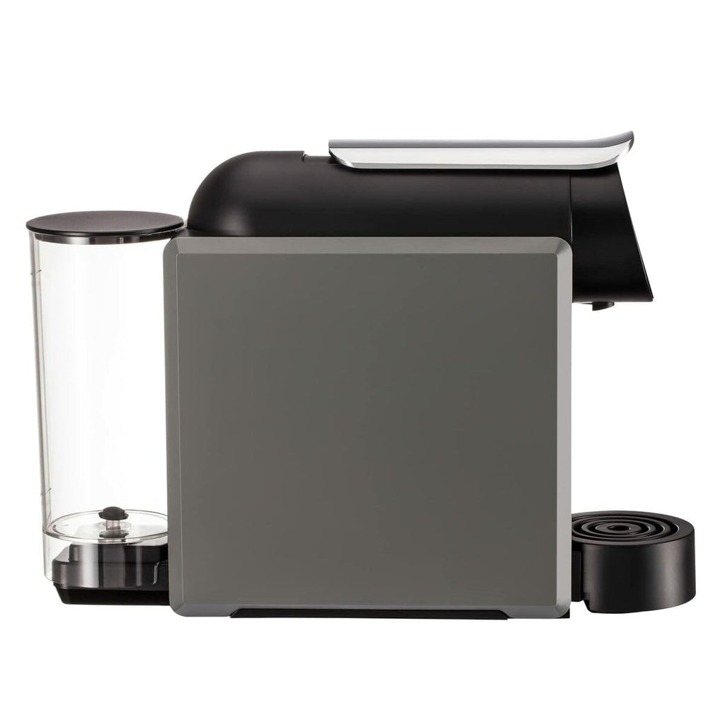 Cafetière à capsules compacte 19 bars, expresso rapide, design moderne gris | Elevira