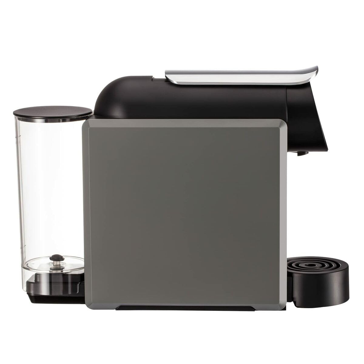 Cafetière à capsules compacte 19 bars, expresso rapide, design moderne gris | Elevira