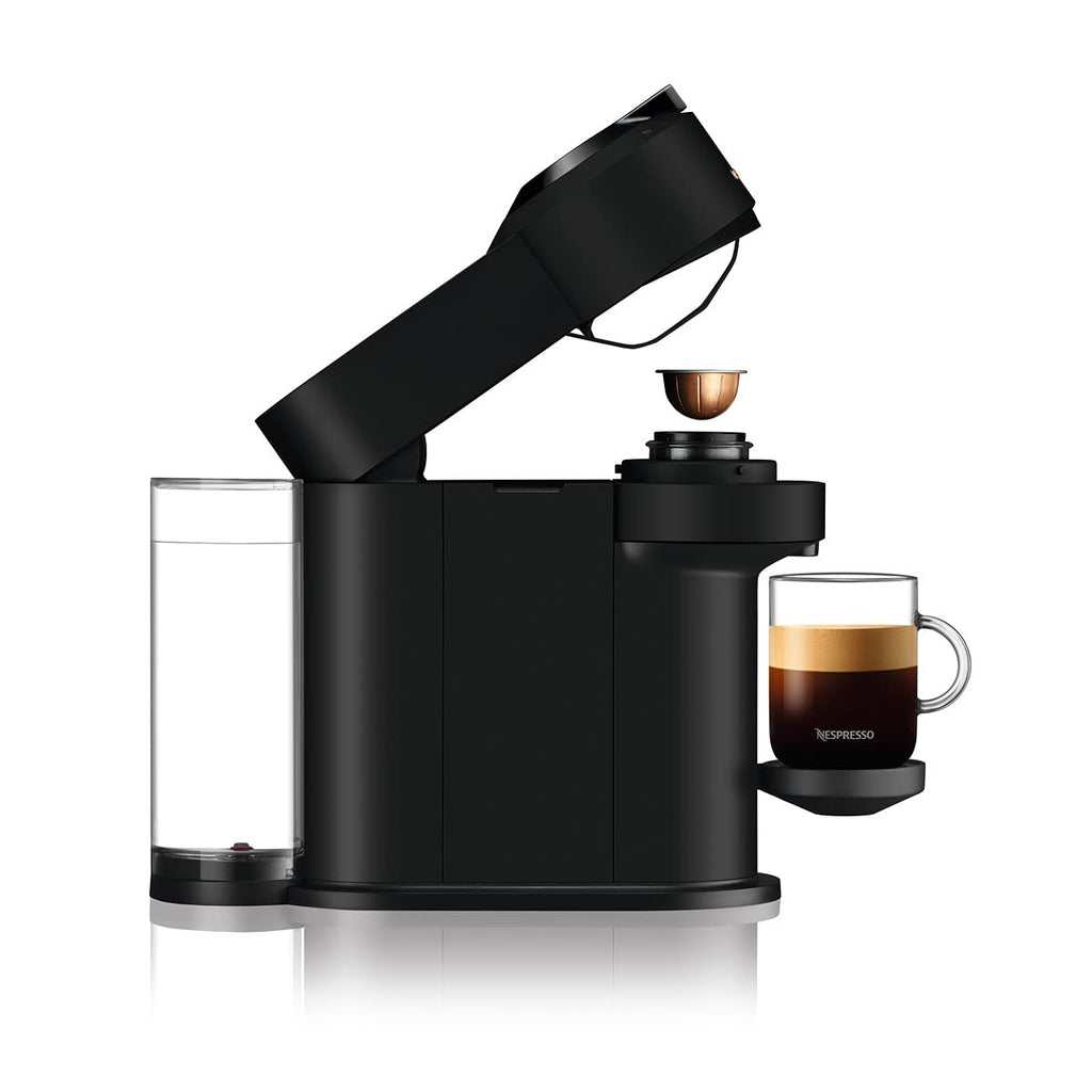 Vertuo Next Machine à café et expresso avec WIFI et Bluetooth intégrés, Noir mat | Elevira