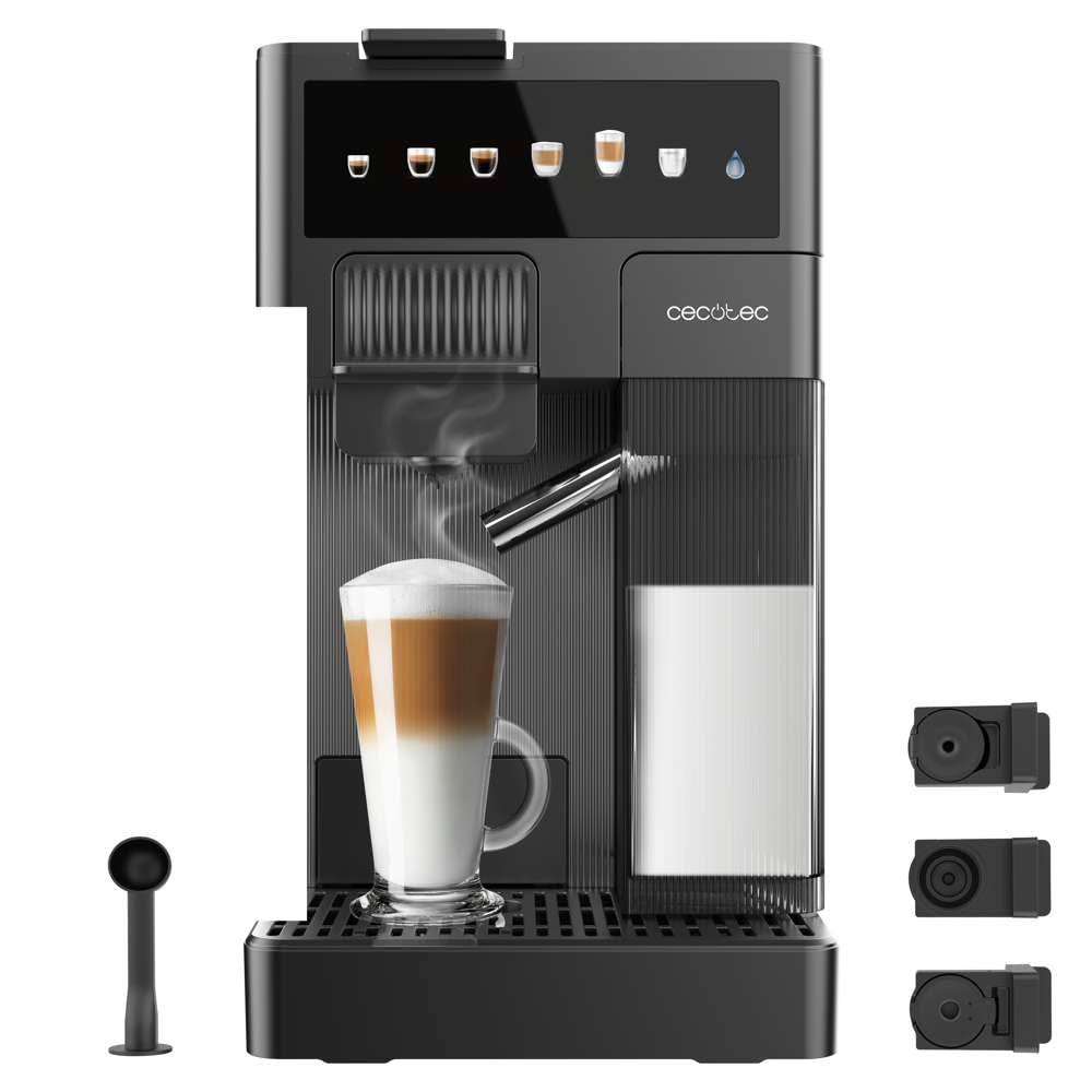 Machine a Café FreeStyle Latte. Cafetière à Capsules avec Réservoir à Lait 400 ml | Elevira