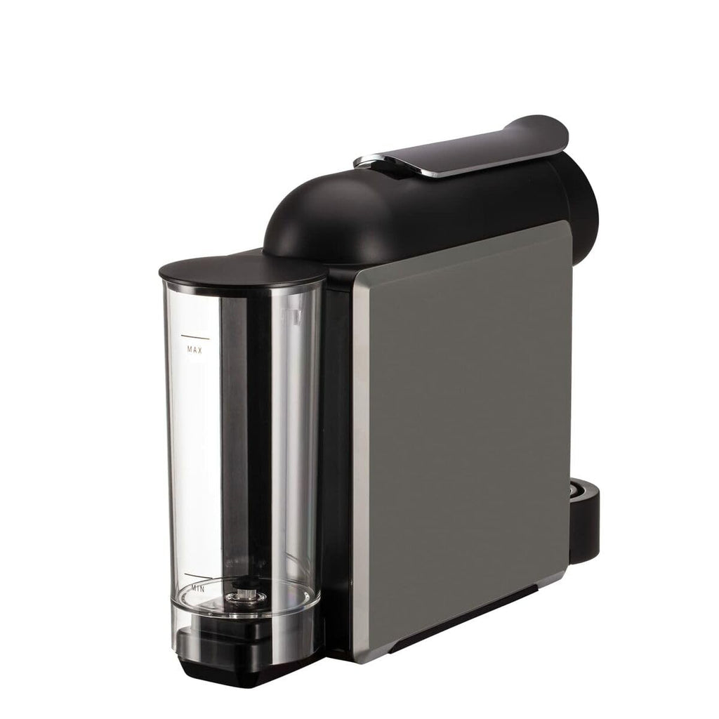 Cafetière à capsules compacte 19 bars, expresso rapide, design moderne gris | Elevira