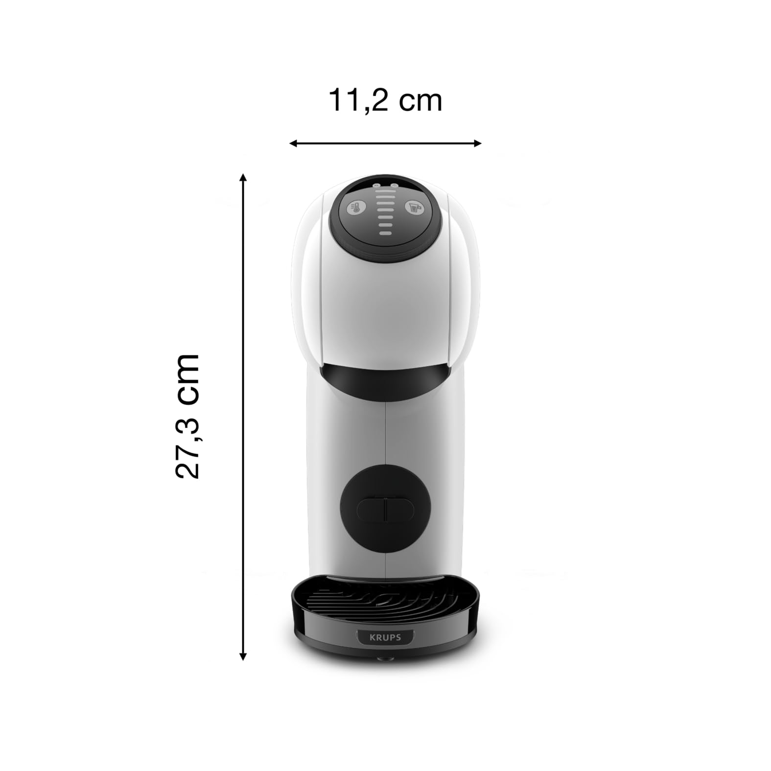 Machine à café dosettes pour multi-boissons, Compacte, Fonction XL, Cafetière espresso, Arrêt automatique, Genio S | Elevira