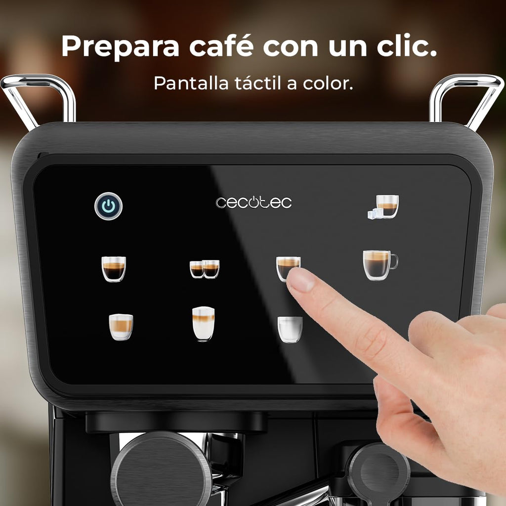 Cafetières Express Semi-automatiques Power Espresso Touch ColdBrew Latte, 20 Bars, 1350W | Elevira