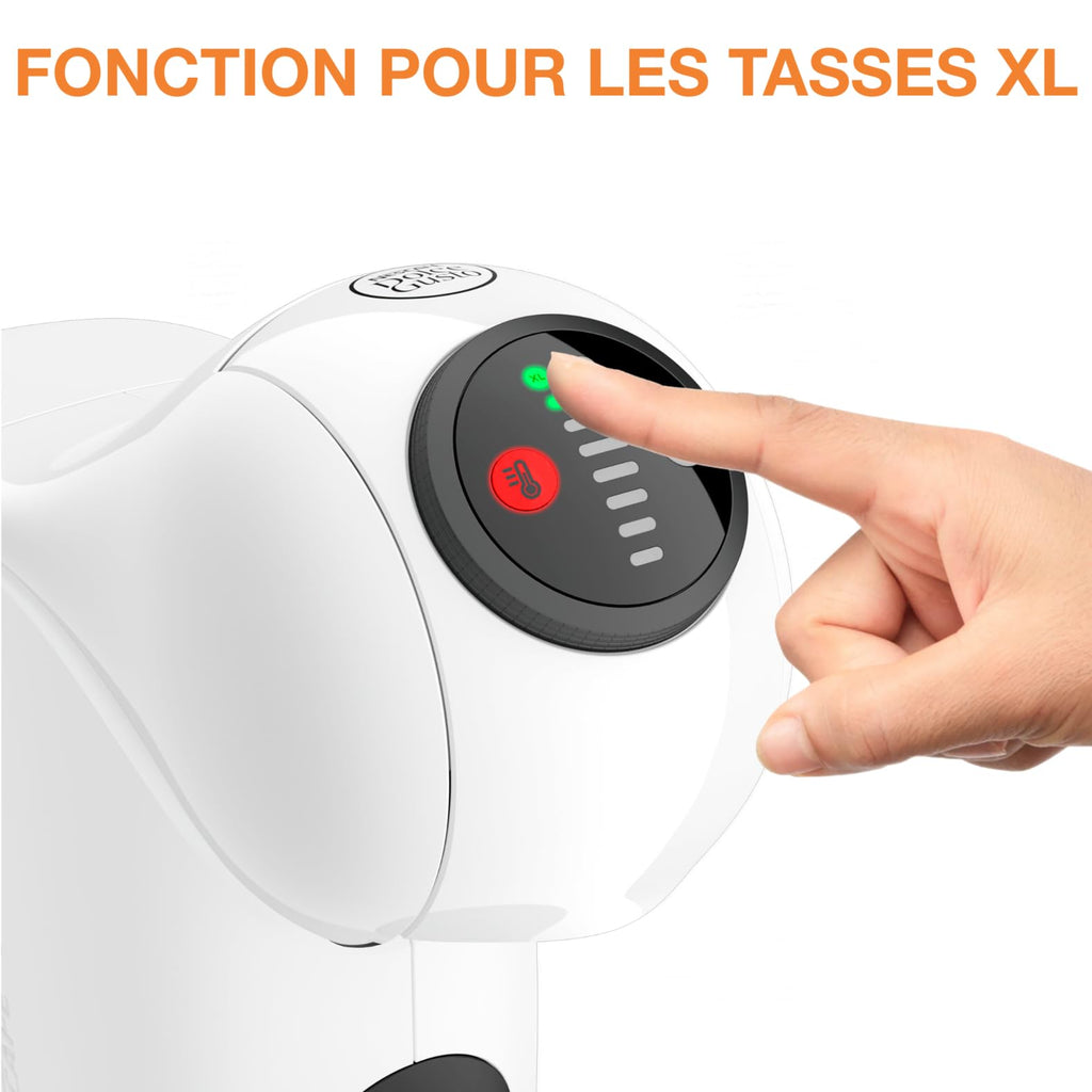 Machine à café dosettes pour multi-boissons, Compacte, Fonction XL, Cafetière espresso, Arrêt automatique, Genio S | Elevira