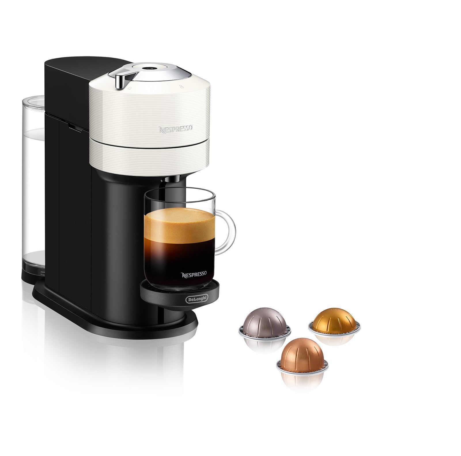 Machine à café Vertuo Next Blanc, 1.1L | Elevira