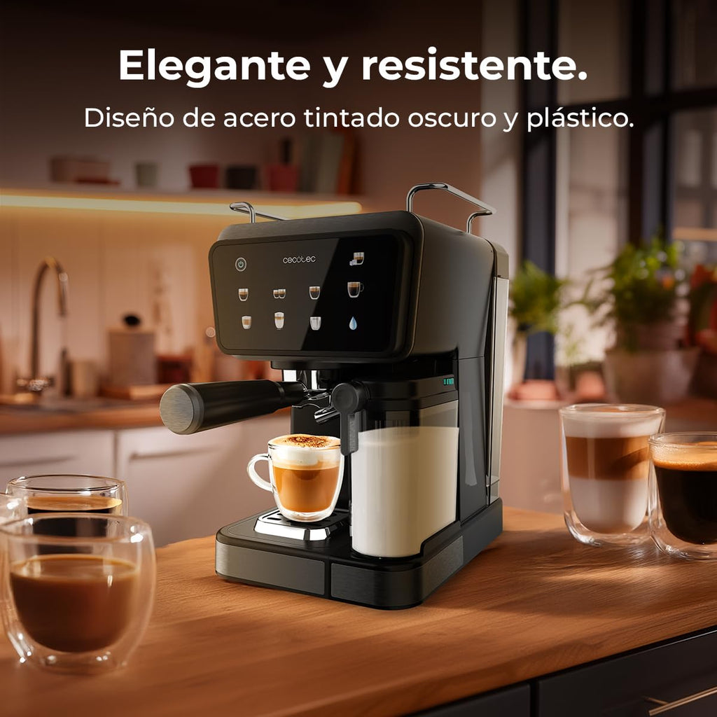 Cafetières Express Semi-automatiques Power Espresso Touch ColdBrew Latte, 20 Bars, 1350W | Elevira