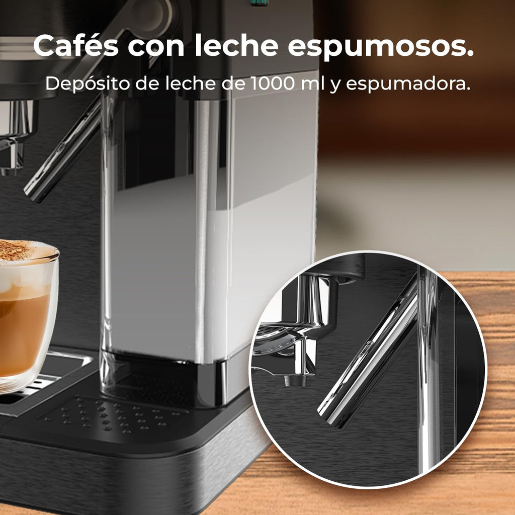 Cafetières Express Semi-automatiques Cafelizzia ColdBrew Latte. 1350W, 20 Bars | Elevira