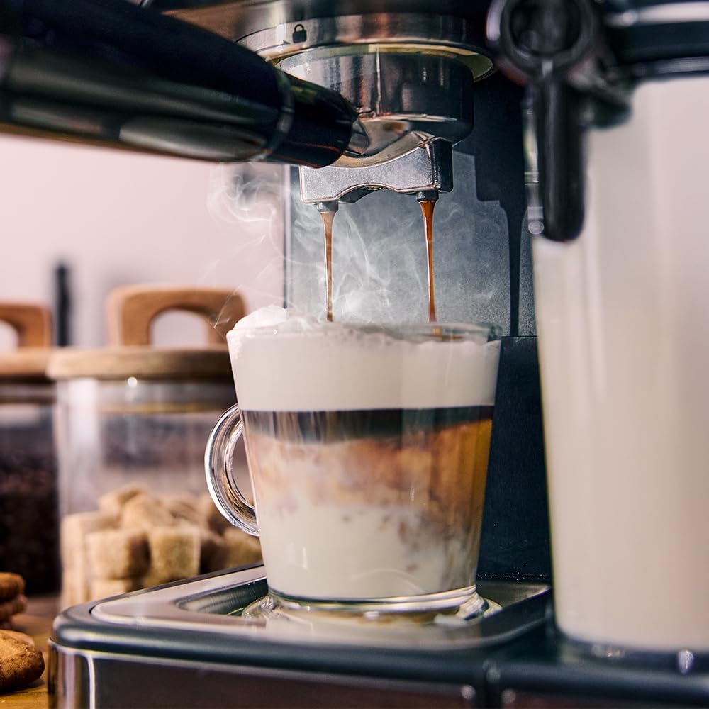 Machine à Café Expresso Power Espresso 20 ColdBrew Latte +. 1350W, 20 Bars, Écran Tactile Couleur, Réservoir d'Eau 1,5L | Elevira