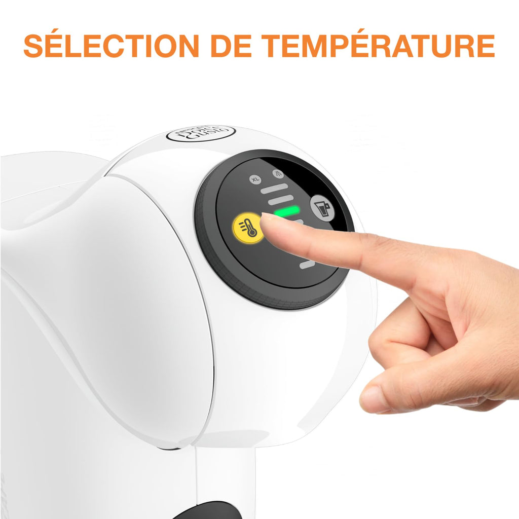 Machine à café dosettes pour multi-boissons, Compacte, Fonction XL, Cafetière espresso, Arrêt automatique, Genio S | Elevira