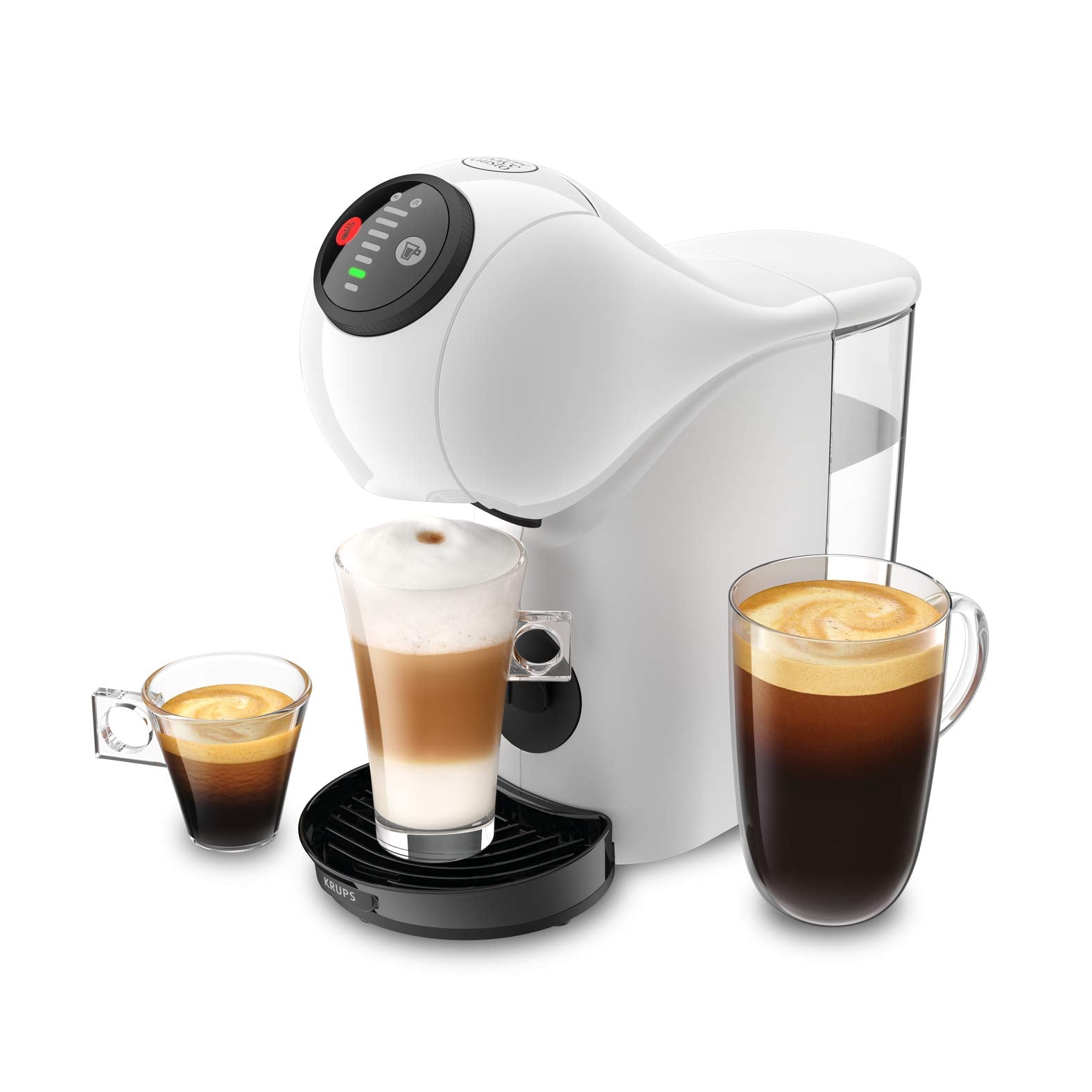 Machine à café dosettes pour multi-boissons, Compacte, Fonction XL, Cafetière espresso, Arrêt automatique, Genio S | Elevira