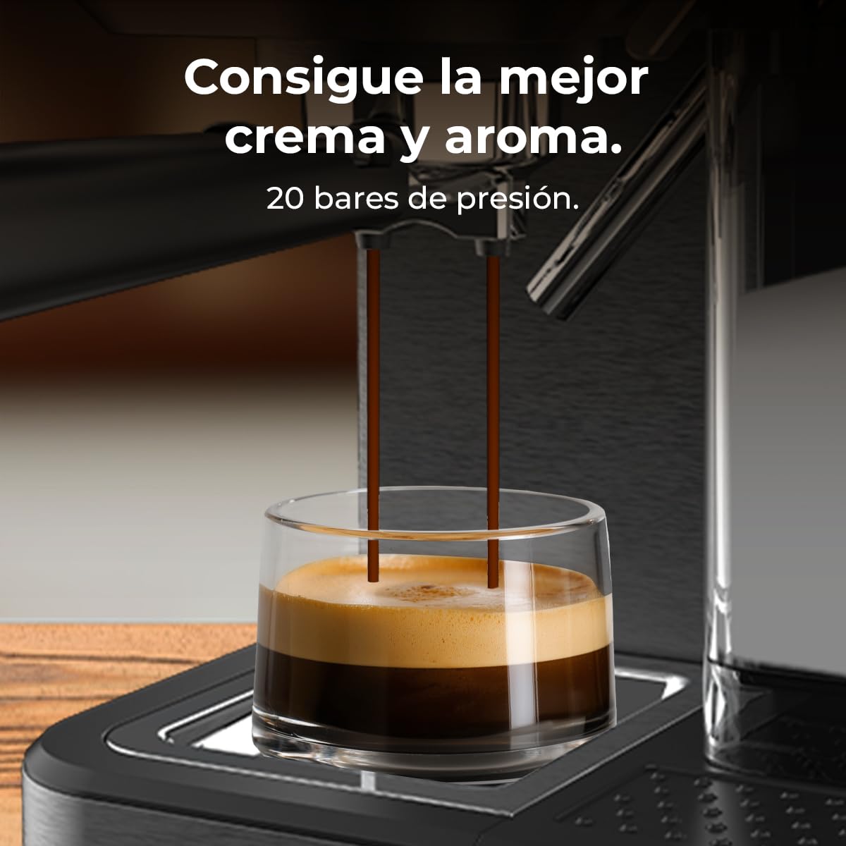 Cafetières Express Semi-automatiques Cafelizzia ColdBrew Latte. 1350W, 20 Bars | Elevira