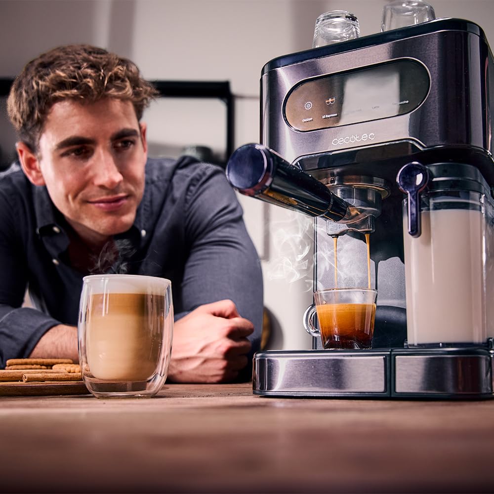 Machine à Café Expresso Power Espresso 20 ColdBrew Latte +. 1350W, 20 Bars, Écran Tactile Couleur, Réservoir d'Eau 1,5L | Elevira