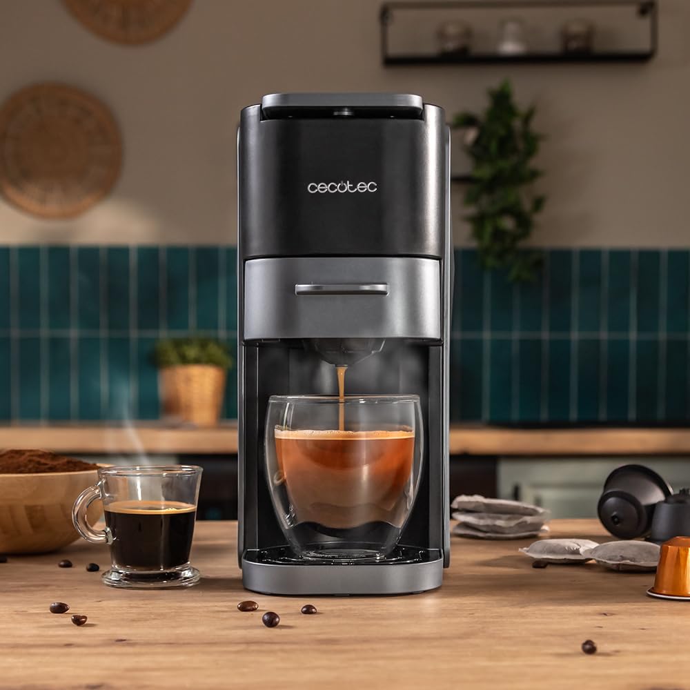 machines à café à capsules FreeStyle Compact White. Cafetière espresso très compacte 4 en 1 | Elevira