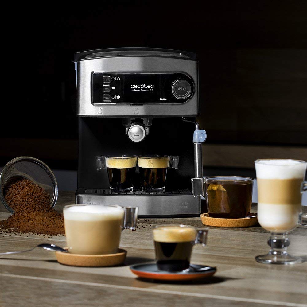 Machine à café Express Power Espresso 20 Barista Pro. 2 Thermoblocks, 20Bars, Manomètre | Elevira