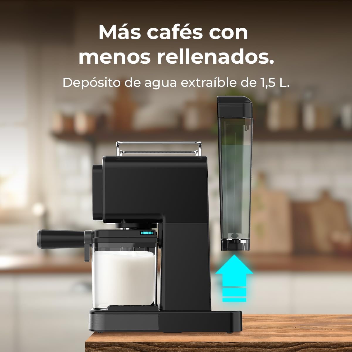 Cafetières Express Semi-automatiques Power Espresso Touch ColdBrew Latte, 20 Bars, 1350W | Elevira