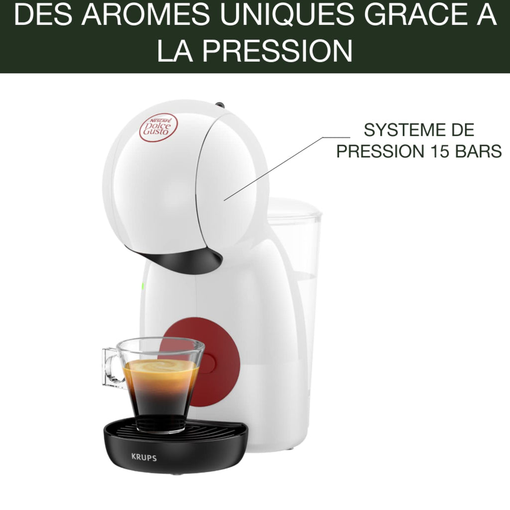 Machine à café capsules, 15 bars, Multi-boisson, Mode économie, Piccolo XS | Elevira