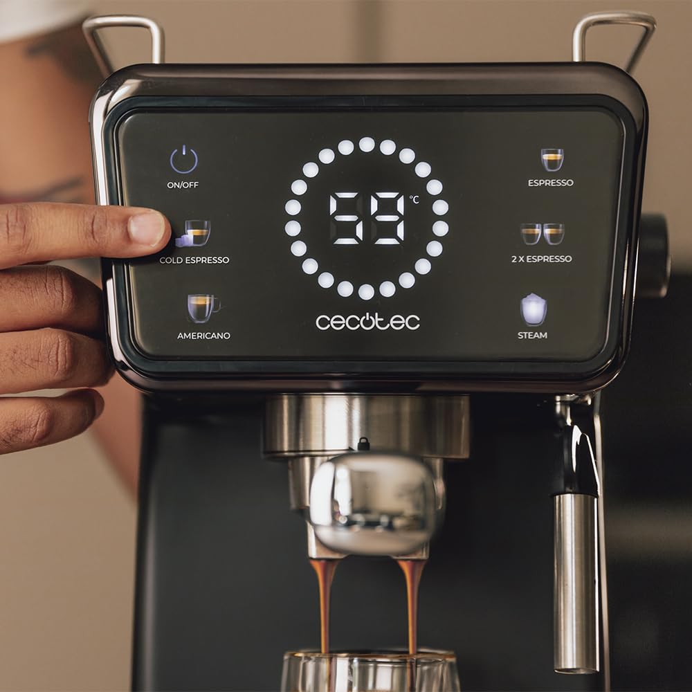Machine à Café Express Power Espresso Touch ColdBrew, 20 Bars, Réservoir 1,5L | Elevira