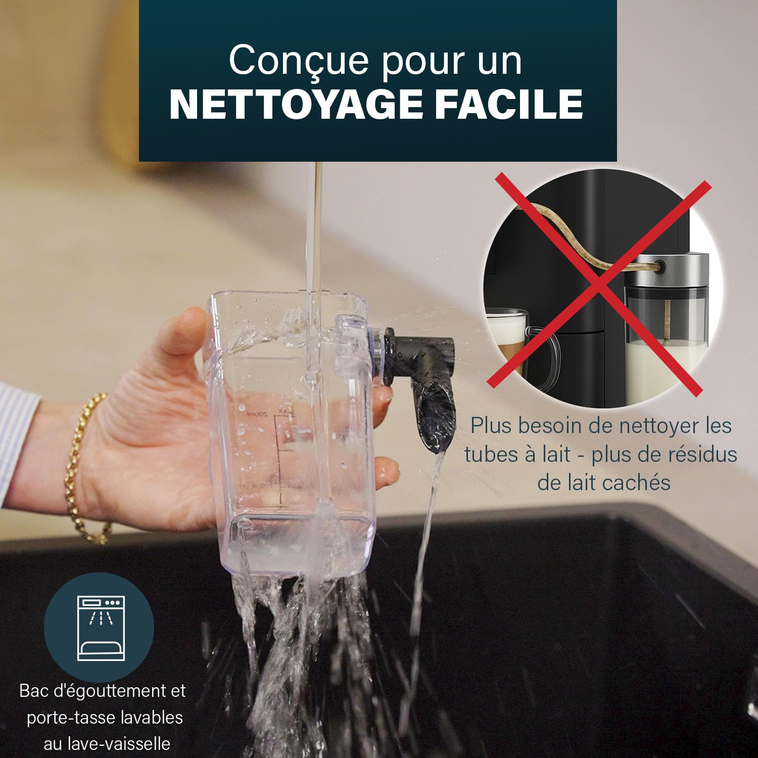 Machine à Café à Capsules and Latte Pro, Lait Automatique, 20 Bars | Elevira