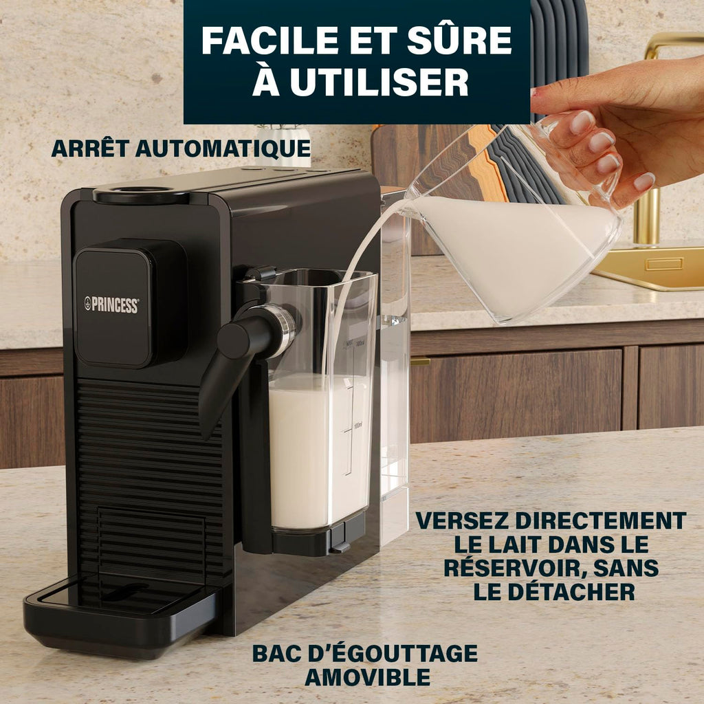 Machine à Café à Capsules and Latte Pro, Lait Automatique, 20 Bars | Elevira