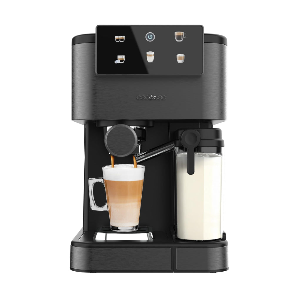 Cafetière Express Semi-automatique Power Espresso ColdBrew Latte Oscuro. 1350W, 20 Bars | Elevira