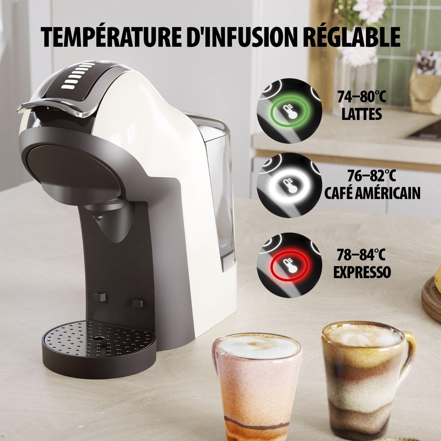 Machine à café Multi-Capsules 3-en-1 – 19 bars | Elevira