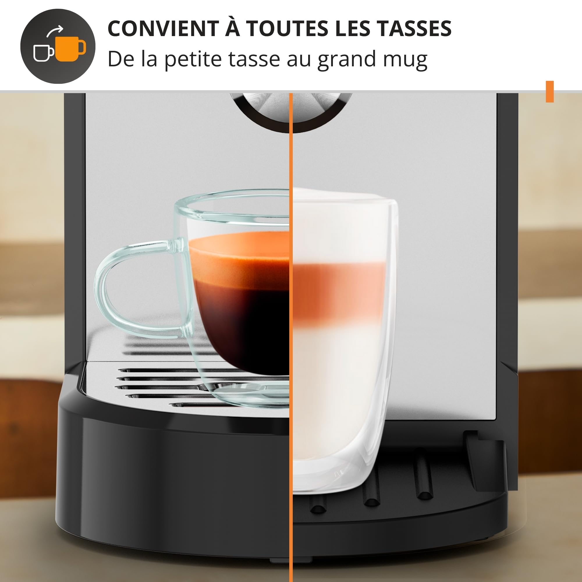 Virtuoso+, Machine expresso manuelle, Café à pompe, Noir | Elevira
