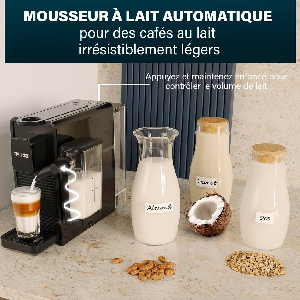Machine à Café à Capsules and Latte Pro, Lait Automatique, 20 Bars | Elevira