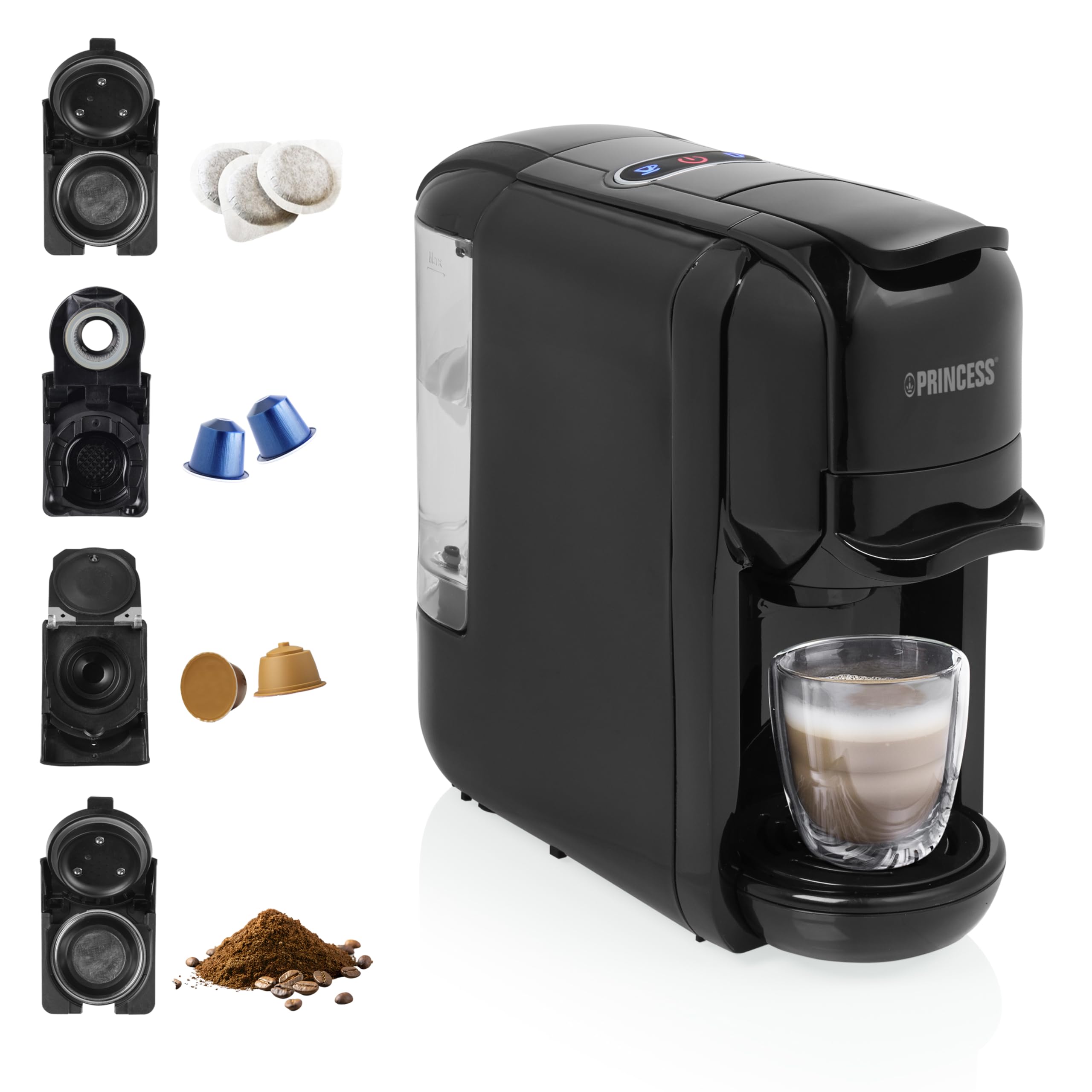 Cafetière - Pompe italienne 19 bars - 0,6 L - 1450 W | Elevira