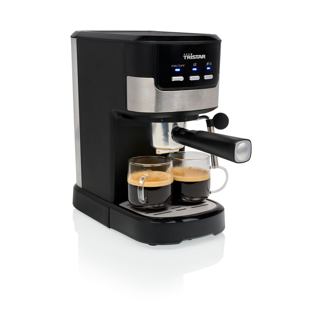 Machine à Espresso 2 tasses à la fois | 20 bars | 1100 W | Elevira