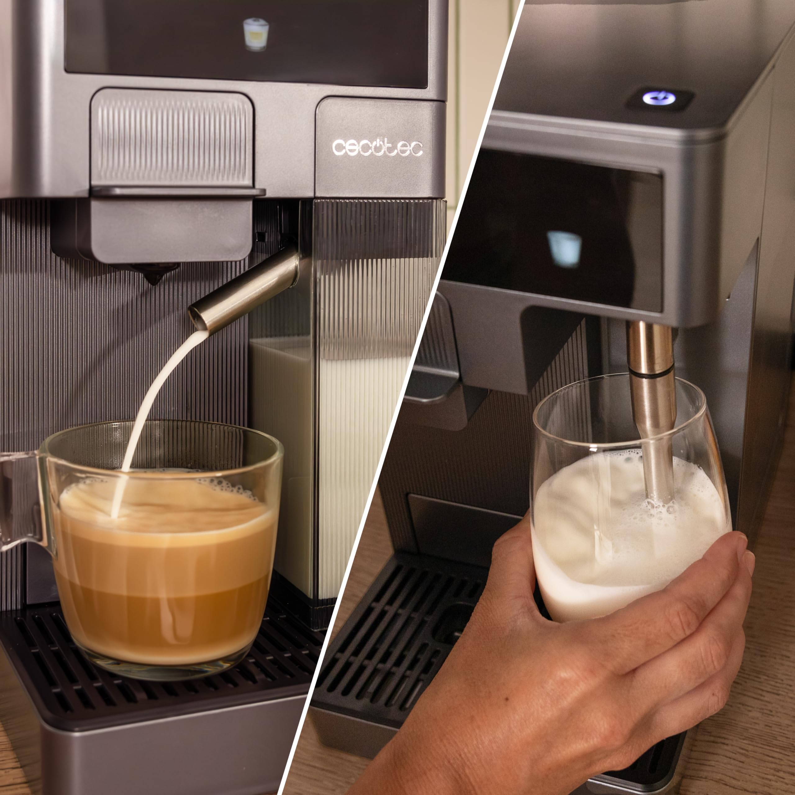 Cafetières à Capsules FreeStyle Latte T. Cafetière multifonctionnelle,1350 W avec réservoir de 400 ml | Elevira