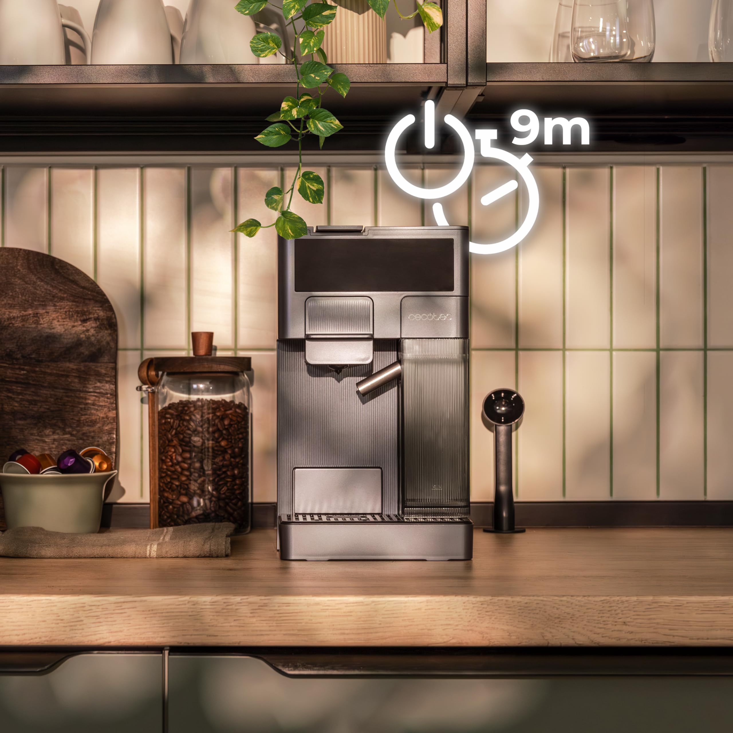 Cafetières à Capsules FreeStyle Latte T. Cafetière multifonctionnelle,1350 W avec réservoir de 400 ml | Elevira